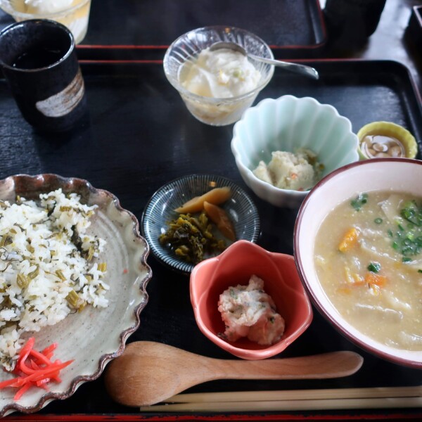 Lunch at tofu restaurant